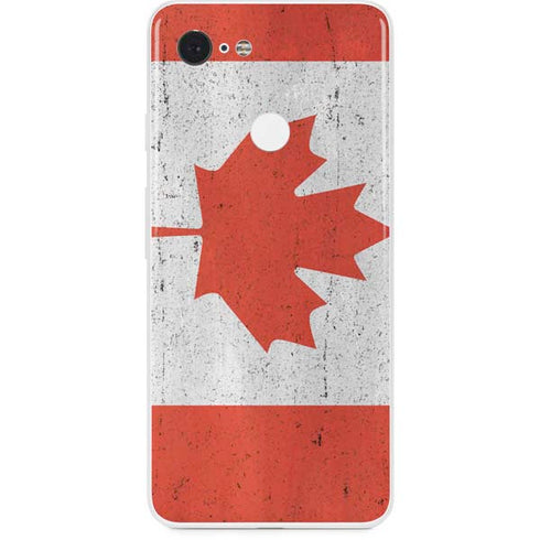 Canada Flag Distressed Google Pixel 3 Skin